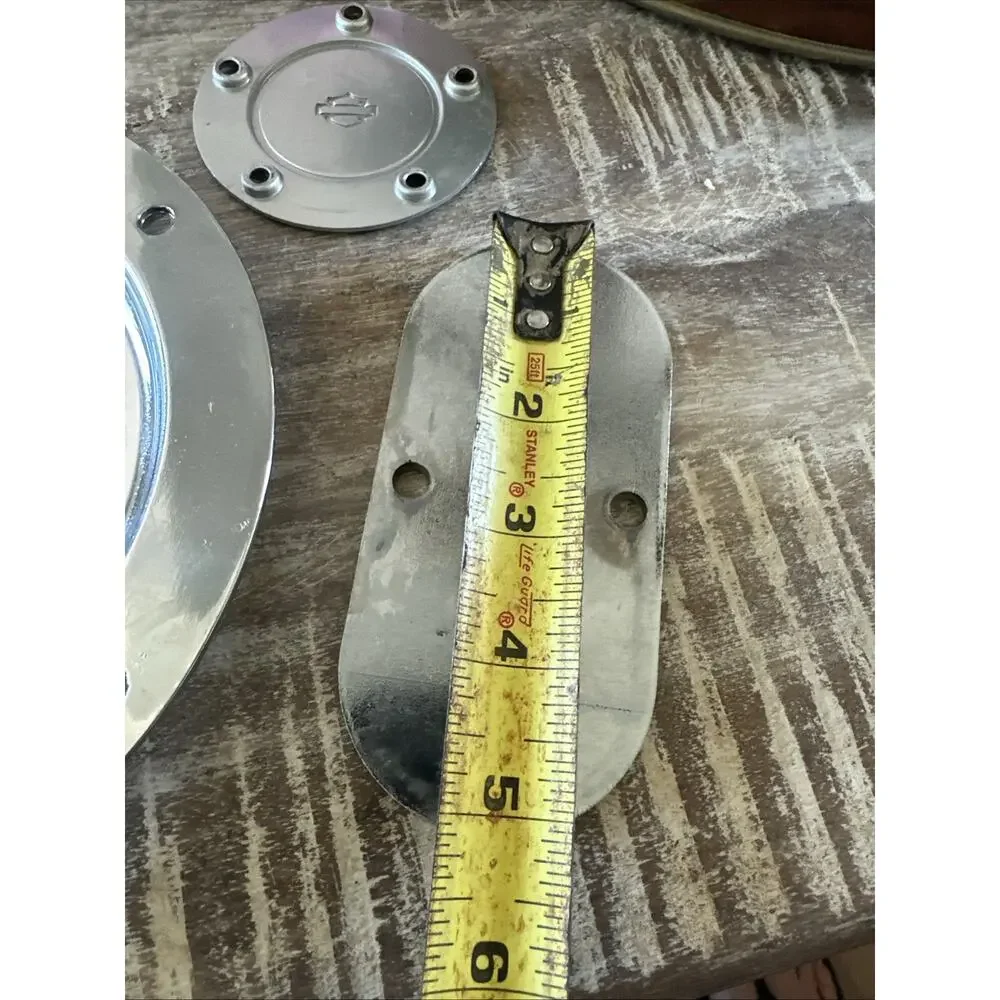Harley Davidson Genuine Chrome Twin Cam Derby ,Chain Inspection & Timer Covers